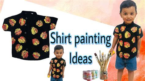 Paint your own style Hand painted Shirt🎨 - YouTube