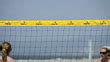 Cu Of Female Beach Volleyball Players Spiking And Blocking At The Net - HD 影片檔 - Getty Images