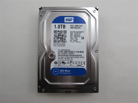 Western Digital WD10EZEX WD Blue 1.0TB 7200 RPM 64 MB SATA 6.0Gb/s Hard ...