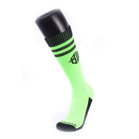 Breedwell Hex Knee Socks - Neon Green | INDERWEAR