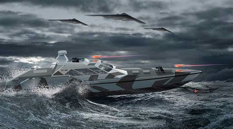 Italians designed a stealth boat with a speed of 70 knots