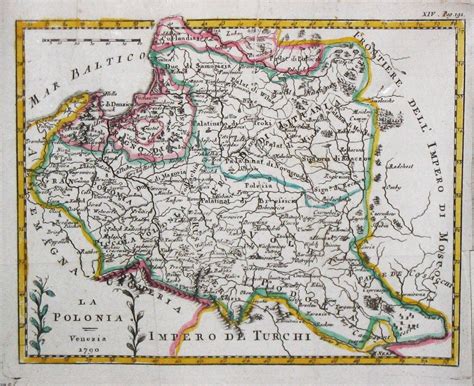 Old Map Of Lithuania