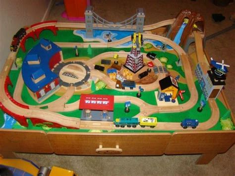 IMAGINARIUM TRAIN SET W/ TABLE**** - $100 (chico) | Kids playroom, Toy train, Kids playing