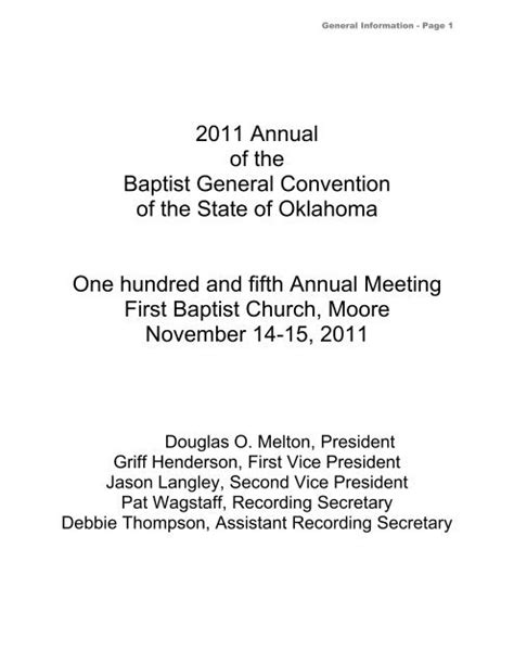 Download - Baptist General Convention of Oklahoma