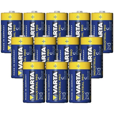 12 VARTA INDUSTRIAL PRO C LR14 ALKALINE BATTERIES 1.5V BABY R14 7800 mAh E93 NEW | eBay