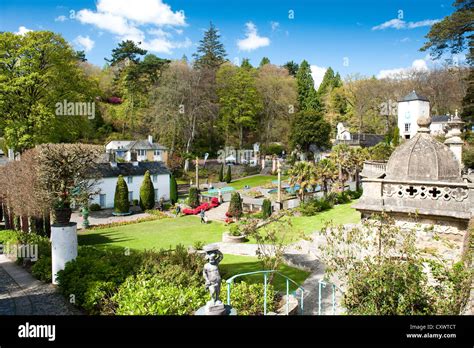 Portmeirion, the location for the cult TV show: The Prisoner Stock ...