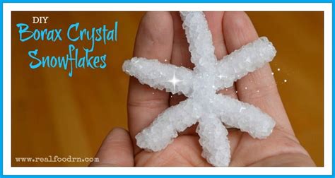 How to Make Borax Crystal Snowflakes