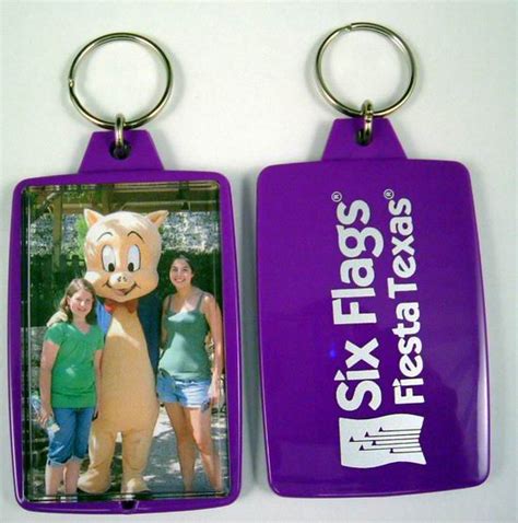 Buy Wholesale "Six Flags Fiesta Texas" Picture Photo Frame Keychain Cheap | H&J Liquidators and ...