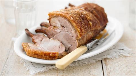 Roast pork with crackling recipe - BBC Food