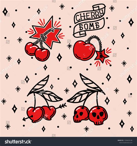 33 Cute Cherry Bomb Pattern Royalty-Free Photos and Stock Images | Shutterstock