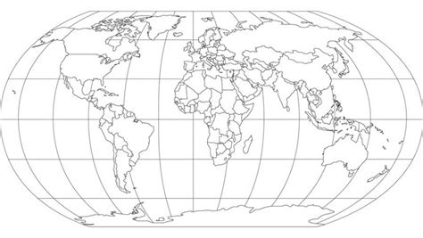 Fillable World Map
