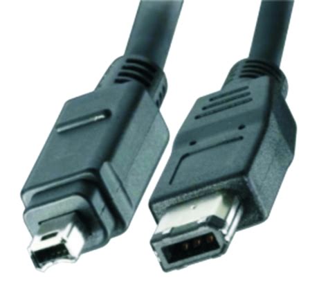 CABLE FIREWIRE 6P/4P 1.8M NEGRO - DE COMPUTACION - CABLES