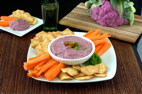 Purple Cauliflower Dip - Experimental Epicurean