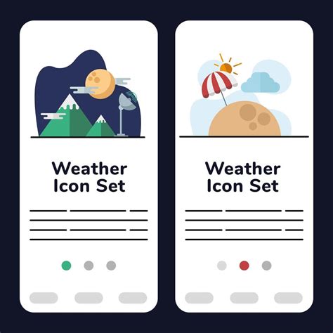 Weather banner set 1934997 Vector Art at Vecteezy