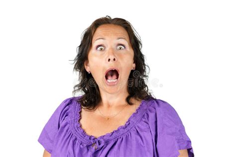 Shocked Woman with Open Mouth Stock Photo - Image of mouth, person: 33780940