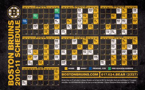 Bruins Printable Schedule 2021-22 - FreePrintableTM.com ...