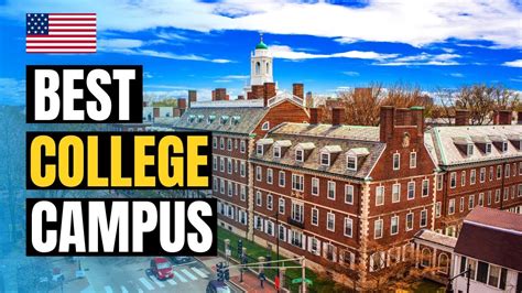 Top 20 Most Beautiful College Campuses in USA - YouTube