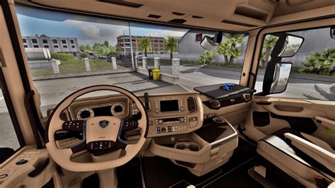 SCANIA NEXT GEN BEIGE-BROWN INTERIOR 1.39 - ETS 2 mods, Ets2 map, Euro ...