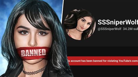 SSSniperwolf BANNED From Youtube?!?!? (18+) - YouTube