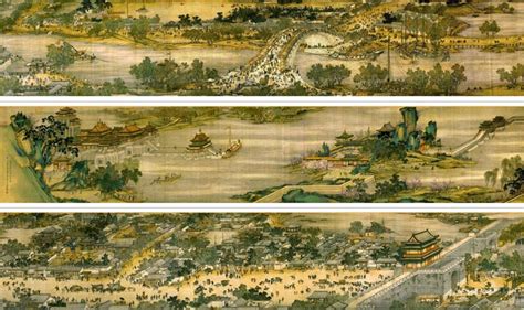 Along The River During The Qingming Festival Painting at PaintingValley ...