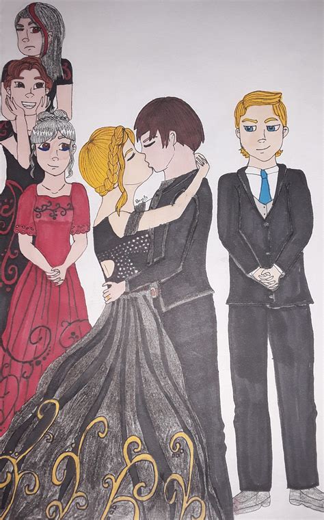 Hort and Sophie wedding. Characters in order left to right: Hester: top ...