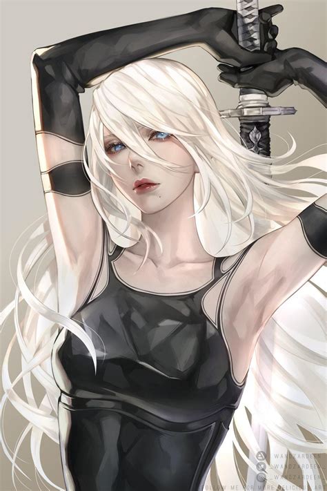 A2 artwork by @_wandzardeen_ : r/nier