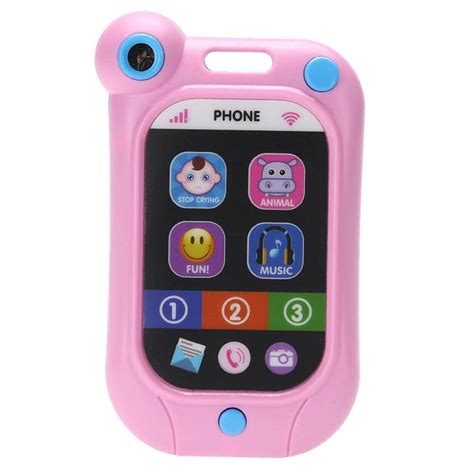 Pink Mobile Phone For Kids - Techno Boz