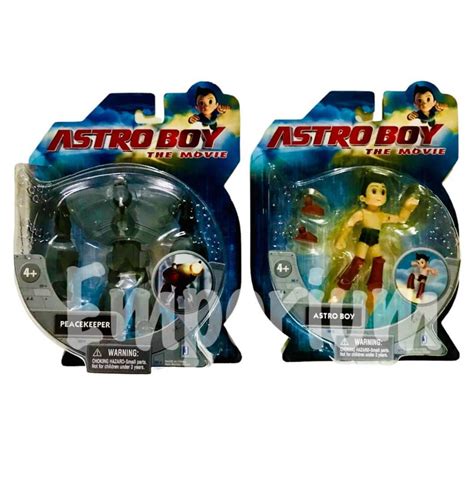 JAZWARES 4" ASTRO BOY THE MOVIE SERIES - ASTRO BOY + PEACEKEEPER - SET OF 2 - RARE, Hobbies ...