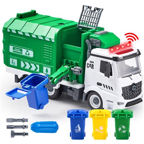 Buy JOYIN Recycling Garbage Truck Toy, Kids DIY Assembly T Truck ...