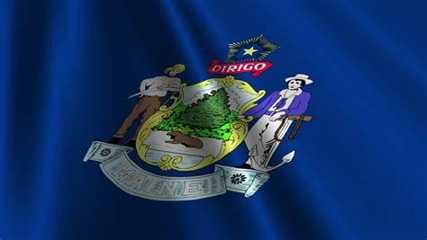 Maine State Flag