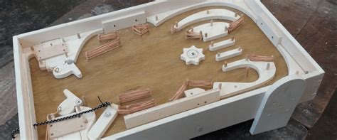 Wood And Rubber Band Pinball | Hackaday