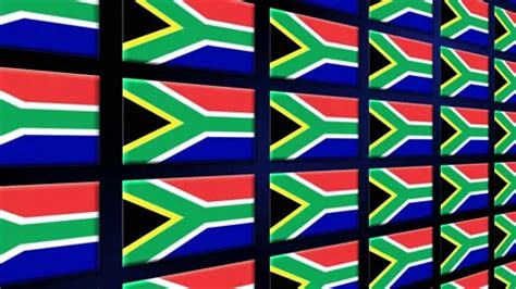 South Africa Flag Animated Background 3d... | Stock Video | Pond5