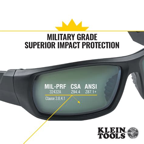 Professional Safety Glasses, Full Frame, Polarized Lens - 60539 | Klein Tools