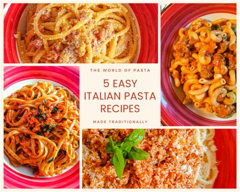 5 Famous Italian Pasta Dishes - Italian pasta recipes - ShegoWandering