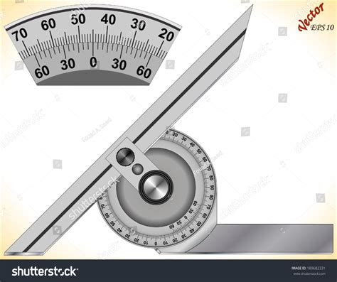 Vernier Bevel Protractor 스톡 벡터(로열티 프리) 189682331 | Shutterstock