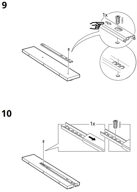 IKEA ALEX Desk Instruction Manual
