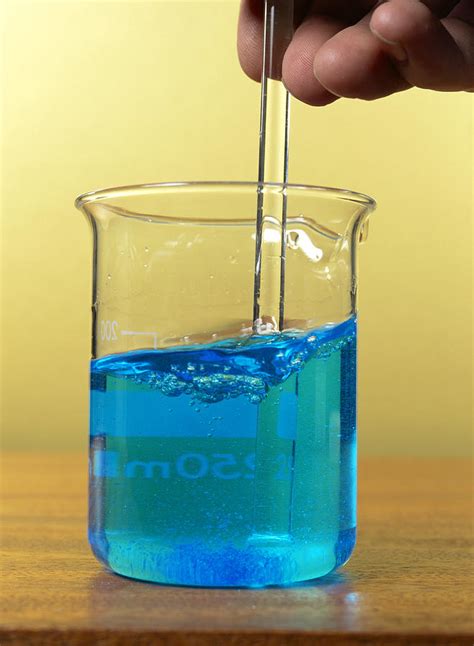 Dissolving Copper Sulphate Crystals Photograph by Andrew Lambert ...