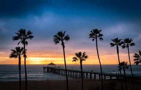 Los Angeles Sunset | Manhattan Beach Pier, Los Angeles, Cali… | Flickr