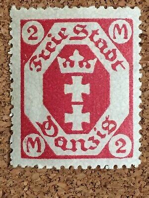 Danzig Stamp Mint original gum Germany Freie Stadt Deutsche german europe ww2 | eBay