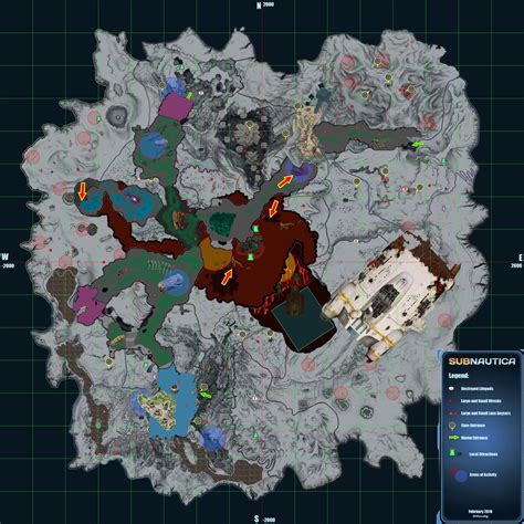 [Spoilers] found this map of the lost river/lava zone : subnautica