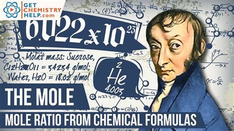 Chemistry Lesson: Mole Ratio from Chemical Formulas - YouTube