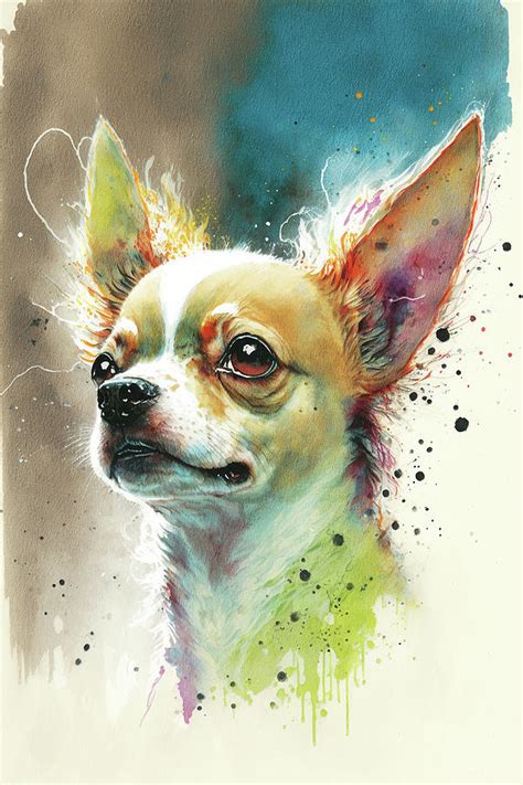 The Chihuahua Dog - Composition 003 Painting by Aryu - Fine Art America