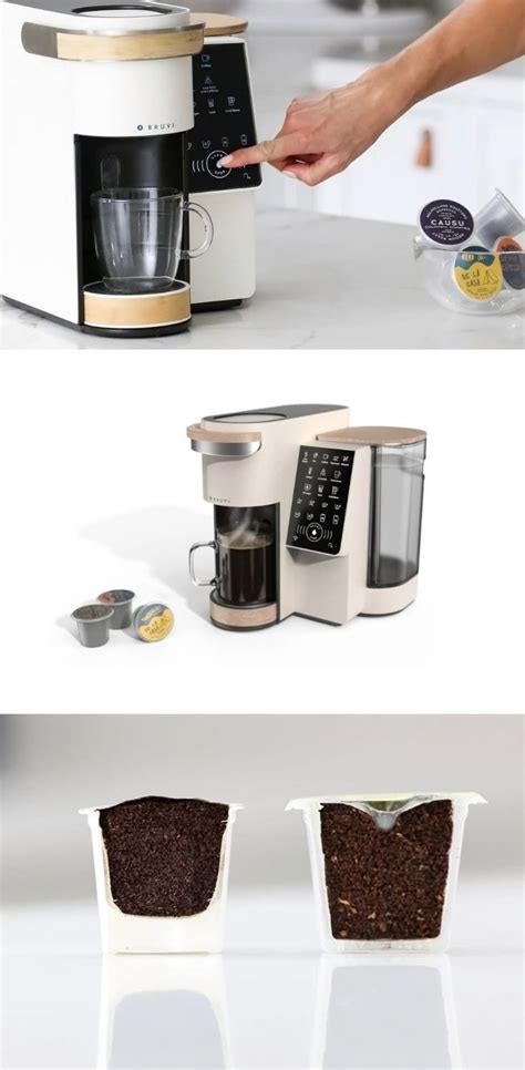 This coffee machine comes with biodegradable single-serve pods so you ...