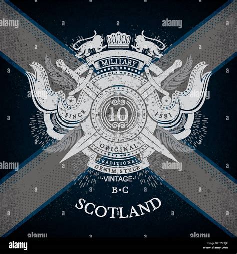 Scottish Lion Flag Vector