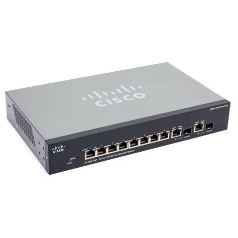 Cisco SF302-08 (SRW208G) L3-Managed Switch 8 Port 10/100Mbps, 2 Por...