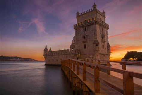 Belem Tower At Night Stock Photos, Pictures & Royalty-Free Images - iStock