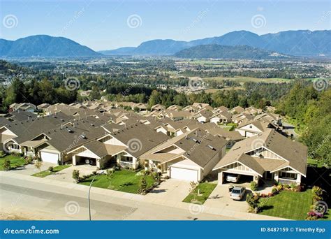 Suburban sprawl stock image. Image of property, subdivision - 8487159