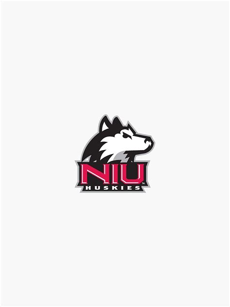 "NIU Huskies" Sticker for Sale by curlykhaila | Redbubble