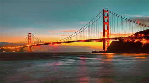 Golden Gate Bridge Sunset Photograph by Hoa Pham - Fine Art America