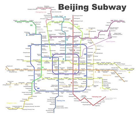 Beijing subway map